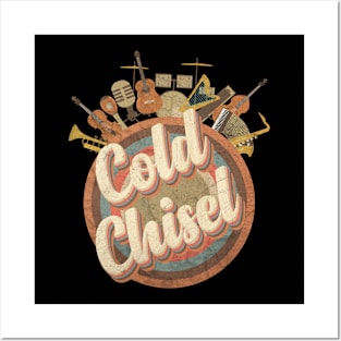 Music Tour Vintage Retro // Cold Chisel Posters and Art